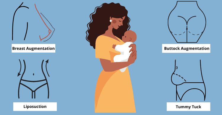 عملية تجميل ما بعد الولادة في تركيا