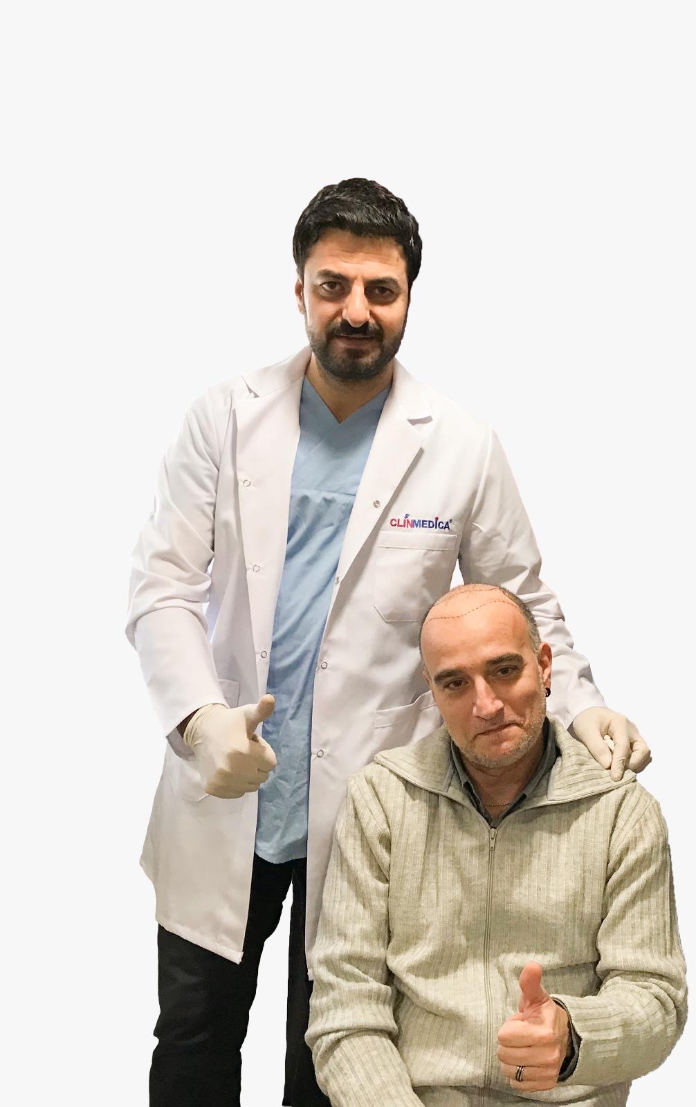 ClinMedica doctor with patient at the clinic in Istanbul, Turkey